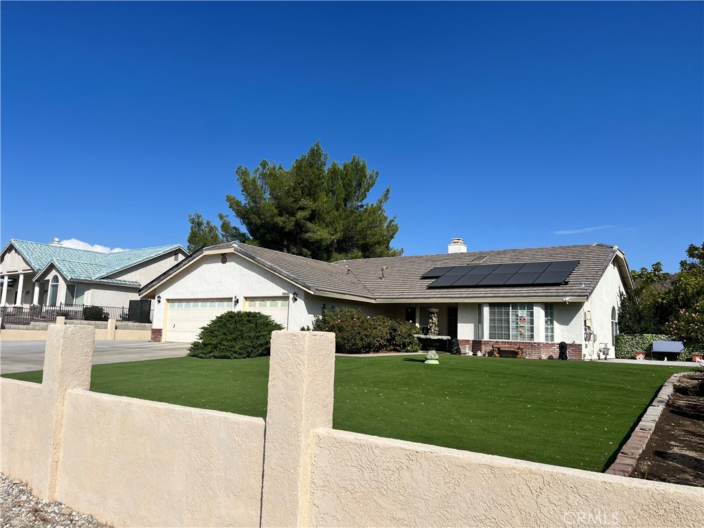 Beautifully maintained 3-bedroom, 2-bath home located in the highly desirable Upper Desert Knolls area of Apple Valley. This spacious property offers comfortable living with a well-kept interior and great curb appeal. Seller is willing to pay off the solar system depending on the offer, providing excellent value for the next homeowner. Conveniently situated near Highway 18, just minutes from major shopping, restaurants, and St. Mary’s Hospital, and less than 10 minutes from Apple Valley Golf Course. Don’t miss the opportunity to own this fantastic home in one of Apple Valley’s most sought-after neighborhoods!
