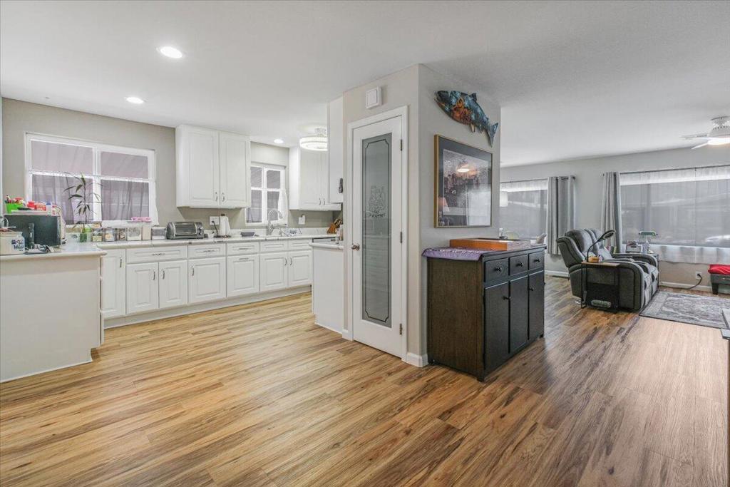 Reduced Price as sellers are motivated! Owners would love to give you a tour of this lovely home. Easy to show, just call or go by! All the upgrading has been done for you! Enjoy Free Golf with ownership!This home ready for you to move in and start enjoying desert living in Palm Desert Greens Country Club. Enjoy the remodeled features which include reinforcement of home for drywall installation, 51% UV Dual Pane Windows, and paid for Solar to keep you comfortable all year long. The roof was installed in 2020 and the solar was added in 2023. The Air Conditioner received a new motor in 2025. Financing is made convenient with a permanent foundation. The Open Floor Plan gives the spacious feeling upon entering! Beautiful Laminated flooring throughout accents the centerpiece Gourmet Kitchen. Stainless Steel Appliances, Quartz Counter Tops, and plenty of storage in the beautiful cabinets are the centerpiece of the home. The dining area lets you enjoy the mountain view and has a large built-in hutch for more storage. With two large front windows the light flows in while you enjoy the view. Rest in the primary suite at the rear of the home with an upgraded bathroom. The guest bedroom is across from the guest bathroom and a great location for company. The large outside patio has golf cart parking the lots of room for entertaining. Call for a tour to survey all the amazing amenities of this Desert Retreat.