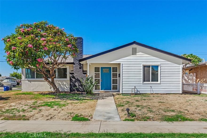 **Please note, this home does not have a garage** Beautifully renovated 4 bedroom, 3 bath single family home located on a quiet tree lined street in the desirable San tract in Buena Park. Light and bright with tons of natural light pouring through the dual pane windows, the home features newer paint and flooring, brand new kitchen with stainless steel appliances, updated bathrooms, new central A/C, and in home laundry. Newly built out, generously sized primary bedroom suite with walk-in closet and stunning bathroom. Convenient to all of Buena Park and greater OC's attractions and in highly rated Kennedy High School district.