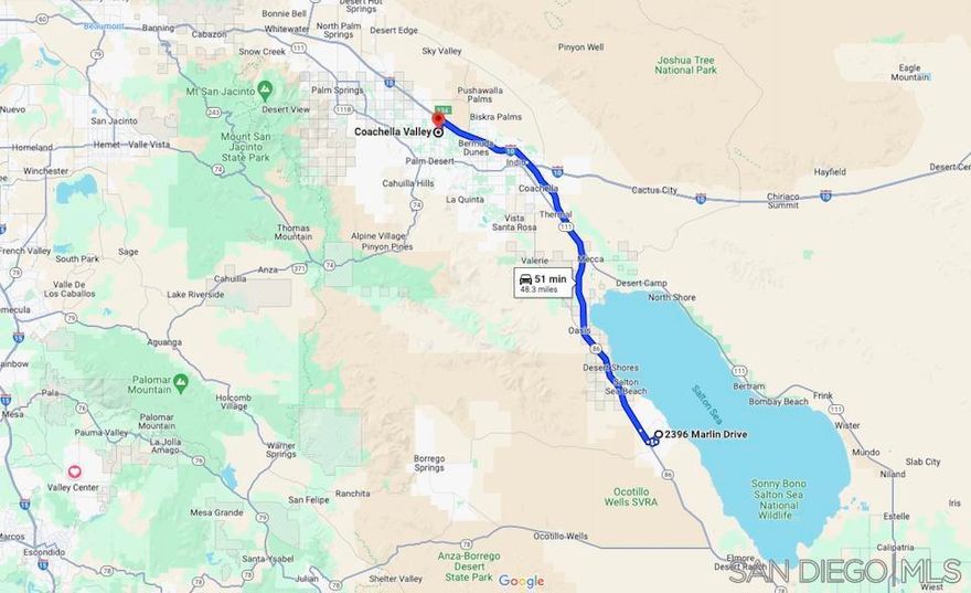 10,056sf lot/.26 acre. Fantastic corner lot in the Salton Sea area! Build a home or keep for future development or sale. So much to see...Visitors Center, Sonny Bono Wildlife Refuge, Bombay Beach Ruins Art Project and more! Become part of the Lithium boom since materials to produce Lithium batteries has been found and possible production may begin in 2026. Once production begins projections say thousands of good paying jobs will be filled! Utilities may be nearby. About 60 miles to Palm Springs and 48 to Coachella Valley!