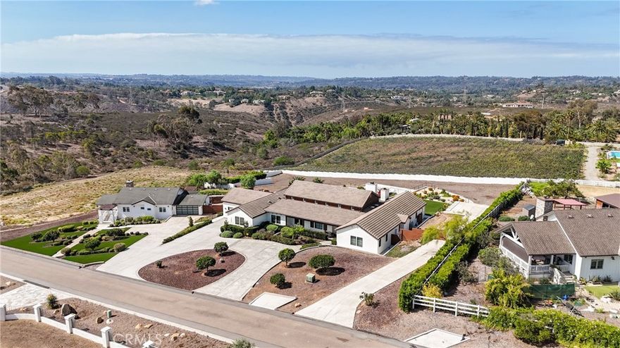 Welcome to 16582 Rio Vista Road!

This unique custom estate in 4S Ranch features two residences situated on two acres, conveniently located just outside of Rancho Santa Fe and the Crosby. The property is organized as follows.



Main Home 

5 Bedrooms + Office

4.5 Bathrooms 

Approximately 4,000 sqft 

Exquisite, bright, and beautifully upgraded.



2nd Home

2 Bedrooms

2 Bathrooms

Approximately 1,100 sqft

Fully remodeled.

Exquisite, bright, and beautifully upgraded ($250,000 remodel)



Both residences include their own driveway, garage, kitchen, fenced yard, laundry facilities, and more.



Additionally, the property boasts remarkable features such as a vanishing edge pool, solar power, close access to walking trails, and stunning views of the westerly sunset and hot air balloons over Del Mar. 

*DO NOT DISTURB OCCUPANTS*