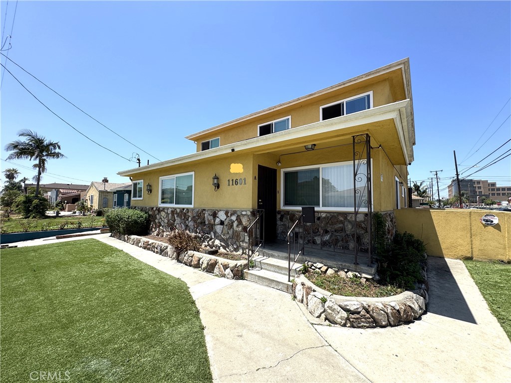 Welcome home to this beautiful gem in Hawthorne! This spacious 3 bed, 2 bath unit features fresh paint, laminate flooring throughout, big windows that let all the natural light in. The unit conveniently included central AC and central heat. The kitchen is equipped with sleek counter tops, a stainless steel stove, refrigerator, and plenty of cabinetry for your storage needs. All bedrooms feature a spacious mirrored closets and ceiling fans. Washer and dryer included. Also, includes a private yard and private patio. This unit conveniently comes with 1 private garage space and 1 uncovered space in front of garage. Located close to Hawthorne Plaza, Hawthorne Green Line Station, York Elementary School, and all the food and shops of Hawthorne Blvd.