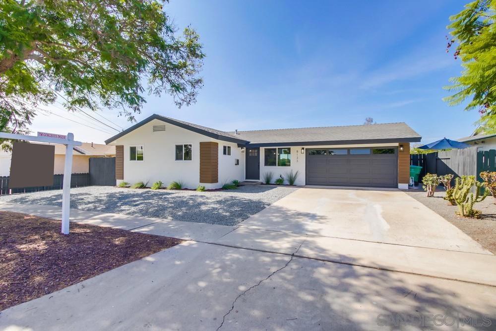Beautiful one-story remodel in the heart of San Carlos. Open floor plan. New kitchen w/white shaker cabinets, L island, qrtz counter tops, chefs’ stove & all ss appliances included. New engineered wood lam. flooring, lighting, windows, new paint inside & out. New bathroom vanities w/tile showers. New mirrored closet doors. New landscaping front & back w/new sod. Covered patio. Large yard w/mntn views & fruit trees. New AC unit. Decorative exterior paneling. Great home for entertaining, next to schools, shopping, rec center and parks. Great location in the heart of San Carlos. Next to schools, shopping, rec center and parks. Equipment: Garage Door Opener, Range/Oven Sewer: Sewer Connected Topography: LL