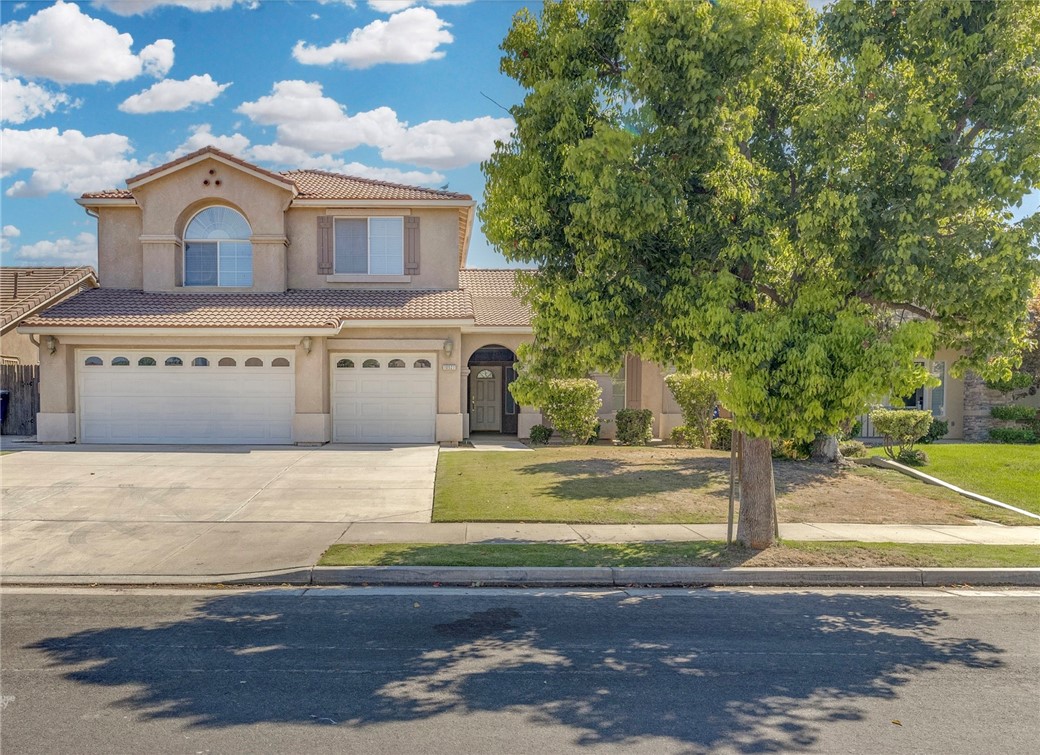 Wonderful opportunity to own a spacious single-family home ready to accommodate any family’s needs in a quiet Northwest Bakersfield neighborhood. The well-maintained home offers tremendous living space, 5 generously-sized bedrooms (plus a bonus study room), and 3 bathrooms. Vaulted ceilings and natural light are featured throughout the home. The main level is thoughtfully laid out with a welcoming entry and large living and family room spaces, dining area, and gourmet kitchen; the versatile bonus study room and the bedroom and full bathroom on this level perfectly accommodates guests or multi-generational living. Upstairs, the bedrooms are expansive, including a primary bedroom and bathroom suite with a private walk-out patio overlooking the backyard. The back yard space is currently designed to be low-maintenance but offers plenty of space for any outdoor transformation. Attached 3-car garage; great location to parks, schools, shopping, and dining.