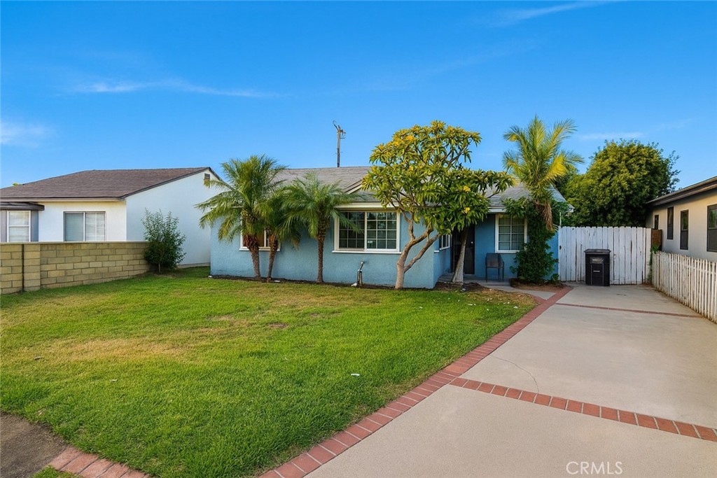 Charming Covina Home with Bonus Garage Conversion & Endless Potential. This charming single-story residence offers the perfect blend of livability and potential in a desirable Covina neighborhood. Whether you’re a first-time buyer, growing household, or savvy investor, this home checks all the boxes. Step into a bright and inviting living area with natural light and a functional layout. The kitchen features generous counter space, classic wood cabinetry, and a cozy dining area ideal for everyday meals or entertaining. The spacious bedrooms offer mirrored closets and comfortable living quarters. One of the standout features of this property is the garage conversion, offering a bonus living space ideal for extended family, a home office, creative studio, or future ADU potential (buyer to verify). With its private entrance and full bathroom, this additional space adds tremendous value. The backyard is ready for your vision — complete with a covered patio that’s perfect for weekend BBQs, lounging, or dining outdoors. The yard is fully fenced and offers room for play, pets, or garden beds. Additional highlights include a dedicated laundry area, ample parking in the driveway, and a location that’s convenient to schools, parks, shopping, and major freeways. Don’t miss your chance to own a home with flexibility, charm, and future potential in Covina. Some photos have been modified for marketing purposes to illustrate potential; buyers should verify current condition.