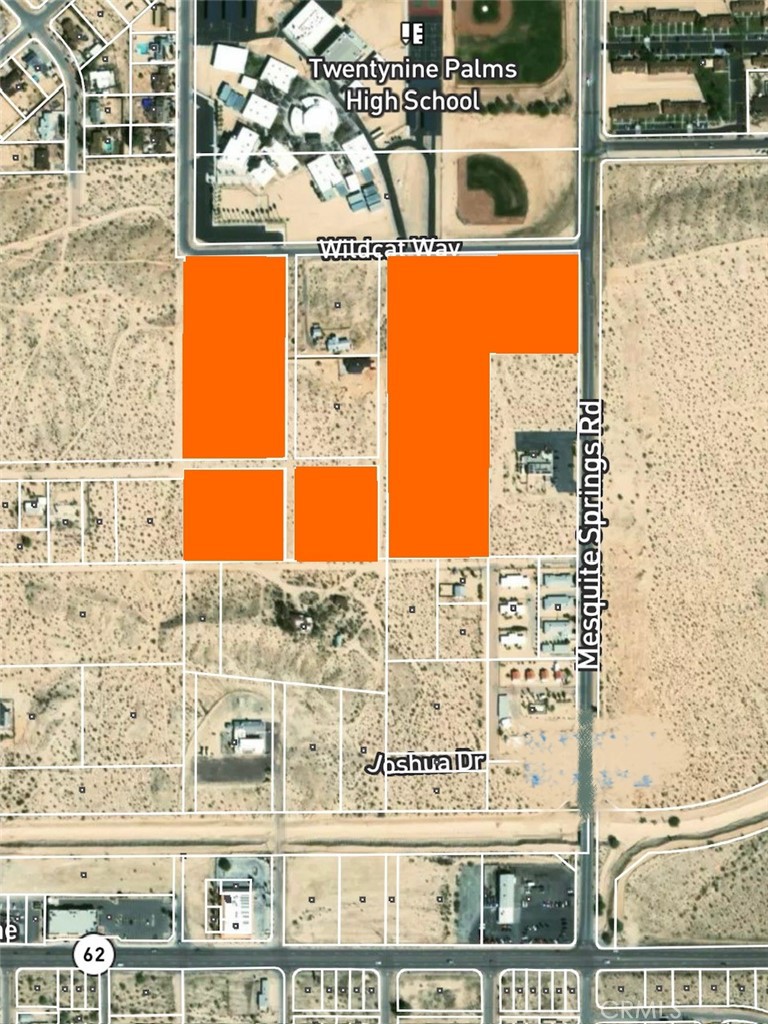 18.87 acres of prime development land with paved roads and nearby access to utilities. Conveniently located near downtown 29 Palms, with close proximity to schools, churches, parks, a casino, and the entrance to Joshua Tree National Park, as well as the USMC 29 Palms base. This property presents an outstanding investment opportunity! Buyers to verify with the county and utility agencies regarding building, land use and availability of utilities.