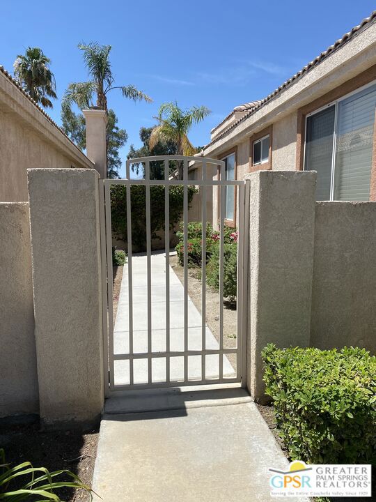 2 Bedroom + Den 2 1/2 Bath Turnkey Furnished Villa in 27 Hole PGA Championship Golf Country Club on border with Palm Springs & Cathedral City. Quality Villa with large 2 Car Garage + Golf Cart Area. HOA Ammenities include Swimming Pools & Spa's, EV Charging Stations, Membership for Tennis, Health Club/Spa, Dining & more. Desert Princess County Club 24 Hour Gate Guarded Community just minutes away from Palm Springs International Airport, Downtown Shops, Restaurants & Casino. Call for appt. & details.