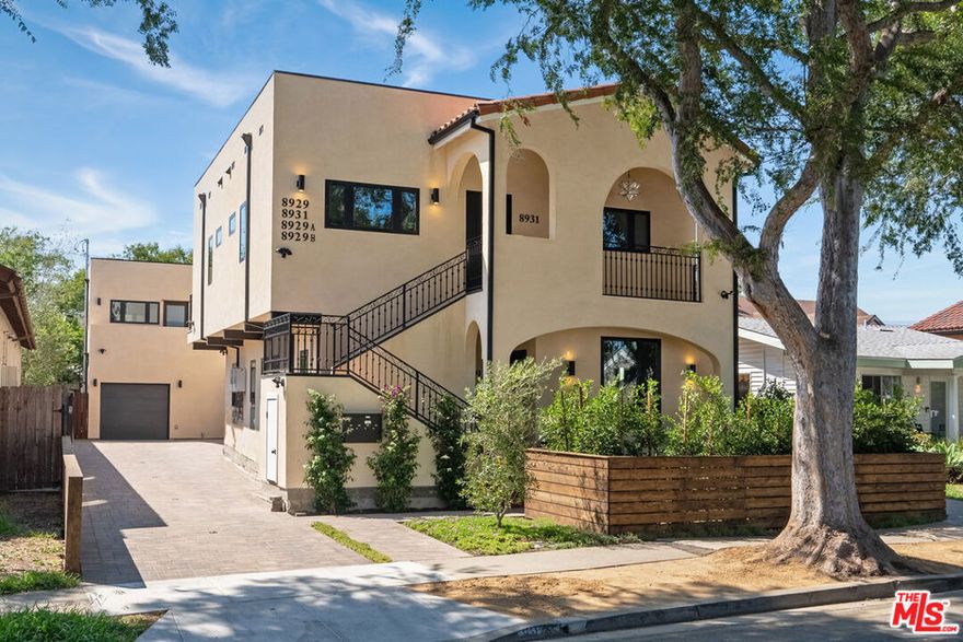 This isn't just another apartment-- it's a top-floor residence that lives like a private home. Set on a single level, this newly built 3-bedroom, 3-bath residence offers 1,264 sq ft of elevated living with an airy, light-filled, modern layout designed to provide comfort, privacy, and ease of use. Experience this thoughtfully designed home featuring a Spanish-tiled covered patio, solid wood entry, spacious open living room, open and fully equipped kitchen, double en-suite bedrooms, walk-in closets, and spa-like bathrooms. Located within blocks of Amazon Studios, the Helms Bakery District, the Culver Steps, Downtown Culver, and the iconic Culver Stairs, the property offers convenient access to one of LA's most popular and vibrant neighborhoods while maintaining a calm, private residential setting. Live comfortably. Live connected. Live like it's your home. TWO WEEKS FREE RENT bringing your effective monthly payment to just $6,373 for the first year (contract rent $6,650/month)