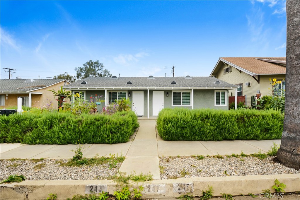 Fully Remodeled 2-Bedroom Aparment Home in Prime Pomona Location
Welcome to 245 Palm Pl a beautifully updated 2-bedroom, 1-bath unit nestled on a quiet residential street in the heart of Pomona. This charming home offers comfort, convenience, and style with a thoughtful renovation throughout.
Step inside to discover brand new flooring throughout, fresh paint, and a completely remodeled kitchen featuring modern cabinets, sleek countertops, and a brand new stove and refrigerator. It is not pictured but it is included!. The remodeled bathroom includes a stylish standing shower, while ceiling fans in every room keep the space cool and comfortable year-round. New windows help keep the space energy efficient and the exterior shines too with clean fresh paint.
Enjoy your morning coffee or unwind in the evening on your spacious front patio, perfect for relaxing or entertaining. The unit also includes 1 dedicated parking space and plenty of street parking!
Location highlights:
Minutes from the 10, 60, 71, and 57 freeways ideal for commuters
Close to Downtown Pomona, Cal Poly Pomona, and the Claremont Colleges, as well as Western University of Health Sciences.
Close to essential Healthcare Facitilies such as Pomona Valley Hospital and Casa Colina Hospital.
Near top shopping centers, dining, and everyday essentials such as Pomona Valley Mining Co, Coco Palm, 340 Nightclub, and all of Downtown's bars and eateries including the Fox Theatre and The Glass House.
Don't miss this rare opportunity to live in a move-in ready home in a quiet, well-connected neighborhood. Schedule your tour today!