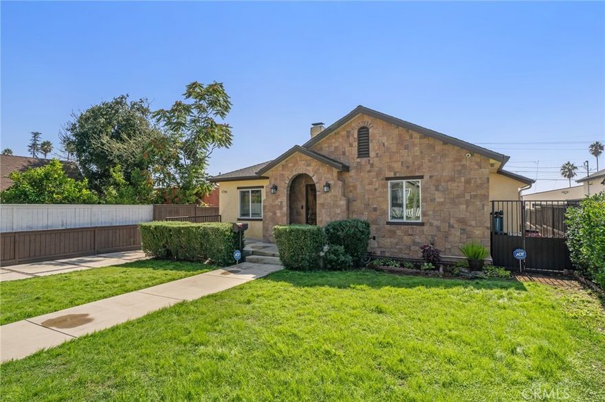 Attention Buyers! Welcome to this beautifully updated Pasadena home that perfectly blends modern upgrades with classic charm! Originally a 1923 Bungalow and completely remodeled just a few years ago, the property has been further enhanced with thoughtful upgrades throughout.

Inside, you’ll find Milgard windows and doors for energy efficiency and comfort, complemented by custom wood shutters in the bedrooms and living room, plus rolling shades in other rooms. The open floor plan connects the kitchen, dining, and living areas seamlessly, creating a bright and inviting atmosphere. The kitchen features a premium FOTILE range hood, Stainless steel appliances, Caesarstone counters, and abundant cabinetry—ideal for everyday living or entertaining.

Additional highlights include a whole-house water softener system, central heating and A/C, new water heater(12/24) and a finished 2-car garage. The garage also offers excellent ADU potential (subject to City of Pasadena approval), giving future owners even more flexibility.

Step outside to enjoy a lush front yard with manicured grass, and a spacious paved backyard perfect for outdoor gatherings. The backyard is also a mini orchard, with lemon, fig, jujube, passionfruit plants and young pomelo, avocado—bringing freshness and flavor right to your home. An 8x10 shed (80 sq. ft.) adds valuable storage or hobby space. The long driveway easily accommodates multiple cars, and both sides of the home feature secure iron gate and door for added privacy and safety.

This home offers the perfect balance of modern upgrades, functionality, and lifestyle convenience—all within minutes of the Gold Line, shopping, dining, and more. Don’t miss this rare Pasadena gem!