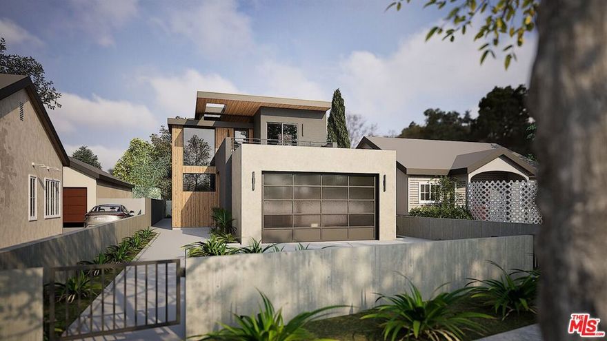 Stunning New Construction 4-Bedroom plus Office (5th Bedroom) Home, currently under construction in Mar Vista! Scheduled for completion December 2025. This luxurious, high-end residence blends contemporary design with the comfort and sophistication of modern living. Situated on a spacious lot, this home boasts an open-concept layout with expansive windows, allowing natural light to flood every corner of the space. The chef's kitchen features top-of-the-line appliances, sleek cabinetry, and a large island perfect for entertaining. The spacious living and dining areas flow seamlessly, leading to a private backyard oasis. The flexible design offers a first floor suite that can be closed and used as a separate apartment with its own kitchenette and private entrance, or opened to be used as a private office and private guest suite. With three bedrooms & 3 bathrooms upstairs including an incredible primary suite with a retreat-like atmosphere with a spa-inspired bathroom, custom walk-in closets, and private balcony. Each additional bedroom is generously sized with high-end finishes and ample closet space and their own en-suite bathrooms. The detached garage would make a great gym or art studio. With impeccable attention to detail, this Mar Vista gem offers the perfect blend of comfort, style and sophistication.