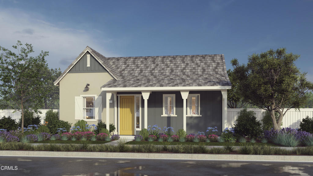 New Construction! Quick Move In Home. Upgrades! Slow down, take a deep breath and experience a true sense of place. Finch Ranch, located in Ventura County's Piru, is a new neighborhood where residents can relax, stay, play, gather and enjoy the many comforts and inspirations of home. With the charm of the local Piru neighborhood and the celebration of culture, authenticity and community. Finch Ranch offers a secluded getaway and a return to nature's tranquility. A sanctuary, shielded from the hustle and bustle of modern living. It is where you can listen to the music of leaves and the wind in the trees. It is where the chorus of raindrops becomes a symphony. It is where you can take in the true sense of the soil as it embraces each new season. Celebrating nature, the joy of family, friends and a life well made.This Craftsman Style home inspired by the arts and crafts movement features exterior horizontal lines, gabled roof, and large covered front porch. This sought after single-story residence is designed to offer the epitome of modern living. Approximately 1,591 square feet, this inviting home is as functional as it is stylish, presenting 3 bedrooms and 3 bathrooms. Behold the island kitchen, with its chef-ready features including all electric GE stainless steel appliance package, white thermofoil cabinets with designer hardware, and Quartz countertops. This glorious space leads directly into the homes' great room and dining area, with open sight lines that allow you to take it all in.Primary bedroom offers dual vanities, large shower and walk-in closet. a second bedroom includes an ensuite bath with shower. This is and All Electric home with Standard Solar/Battery Lease System.The Photos are of the Modeled home that shows many upgrades and designer touches not included in the listed price. Estimated Completion is Summer 2025Owning a New Home is a novel of single chapters written by each day lived and a lifetime of experiences and memories in the making. Begin your story at Finch Ranch.