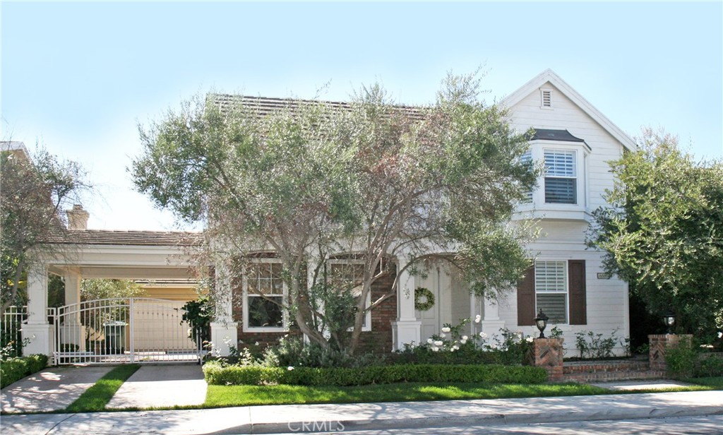 Spectacular 3,475 square foot estate home located on huge private lot with amazing park-like backyard that includes built-in outdoor kitchen, fireplace, spa, covered patio, lush lawn, and manicured landscaping. This 4 bedroom, plus office, 3.5 bath home is nestled inside the exclusive community of The Boardwalk, a 24-hour guard gated community that is only 2 block to the ocean and adjacent to a lovely park. Great floor plan with huge family room that's open to a chef's dream gourmet kitchen with center island, custom cabinetry, granite counters, professional-grade stainless steel appliances, breakfast bar, walk-in butler's pantry, and breakfast nook. Fabulous master suite with balcony, walk-in closet, and luxurious spa-style bathroom with soaking tub, separate shower, and dual vanities. There is also a grand foyer, formal living room and formal dining room. 2 car garage plus the courtyard can hold like 4 cars lots of room for parking. A must-see. 3 Flat-screen TVs stay, gardener, high-speed internet, cable, and spa maintenance included. A big security gate across driveway with remote.
