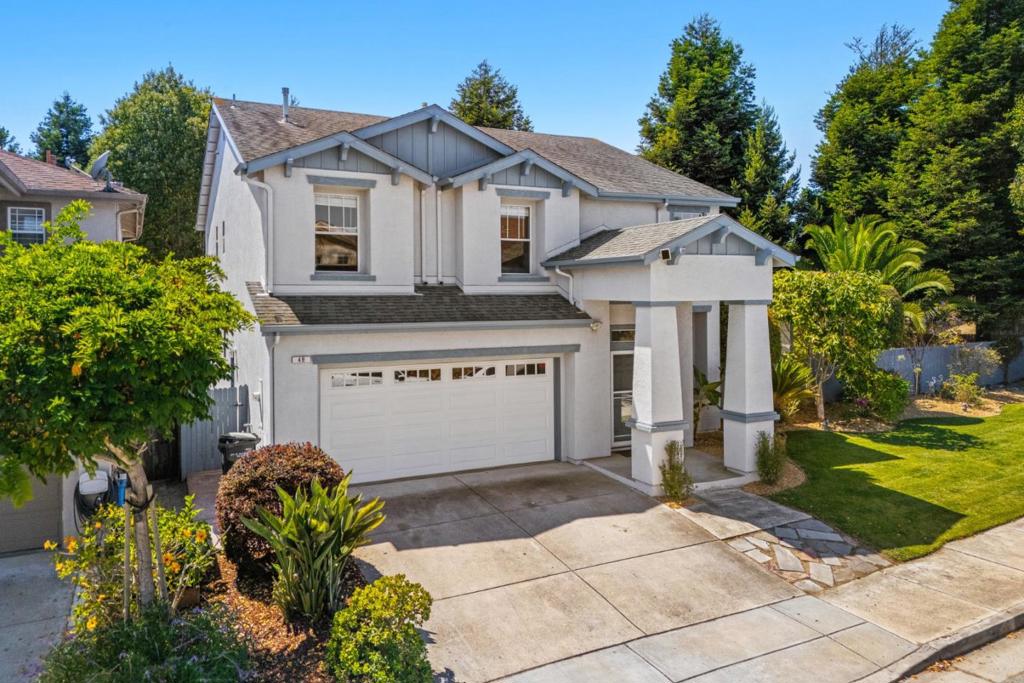 A Gorgeous Remodel and Gigantic Lot! This 4 bed/3 bath home in Sunset Cove is pure delight and function. Enter the spacious living room with its very tall ceilings that bring tons of light in, followed by the cozy great room with gas fireplace next to the kitchen. The kitchen has been completely updated with beautiful quartz countertops, gorgeous Alder cabinetry, tile backsplash and stainless steel appliances. Chefs will love the gas stove too! There is a laundry room, half bath, and garage access on this level as well. Upstairs is a roomy and luxurious primary suite with two closets and 3 additional bedrooms plus another bath. Both bathrooms have been beautifully updated. Outside is a wonderfully huge yard at 7000 sq. ft., one of the biggest in the subdivision and THE biggest of any 4 bedroom home in the area. All the upgrades plus the huge lot make this home a true value! This home is conveniently located to all the Watsonville amenities and is a short walk (3 minutes) from an Ohlone Loop Trail access point. Take a break and take your dogs or just you for a stroll along the water! Are you looking for a bigger home? Looking for to make life simpler? Are you looking for a little convenience AND luxury? This is your home. Open Thurs 12:30-3:00 and SAT/SUN 1-4. Come take a look!