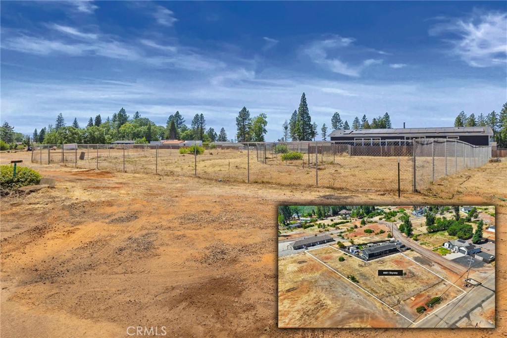 Opportunity Knocks on Skyway!
Welcome to 8601 Skyway – a rare and versatile .66-acre vacant lot nestled on the Skyway corridor in Paradise, CA. What sets this property apart is its highly sought-after Neighborhood Commercial zoning, offering a unique blend of residential and commercial development possibilities.
Previously home to a manufactured residence and three rental units with 4 septic systems, this lot is brimming with potential—whether you're dreaming of mixed-use development, income-generating rentals, a home-based business, or a vibrant community-serving space. With excellent visibility and convenient access on Skyway, your vision can truly take root here.
Utilities were previously connected (buyer to verify), and the lot is mostly level, making future development more accessible.
Whether you're an investor, builder, or entrepreneur, this is your chance to be part of the rebuild and revitalization of Paradise. The possibilities are nearly endless—bring your vision and make it happen!
