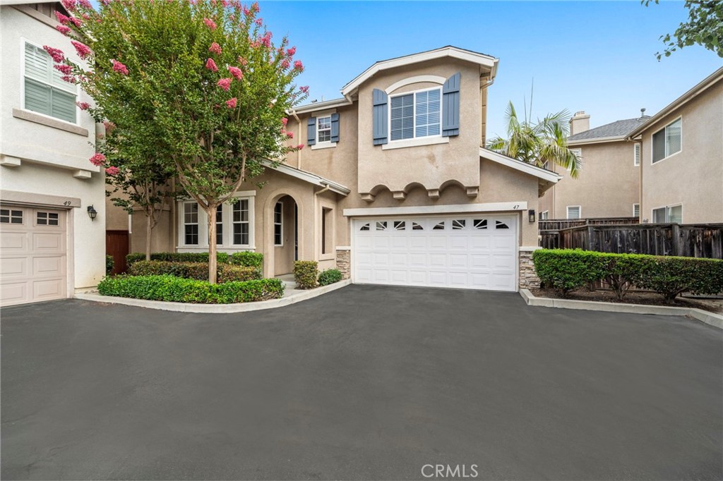 Your dream home awaits! Don't miss out on a great opportunity to own this "rare find" jewel located on top of the hill, comfortably nestled on a quiet cul-de-sac in the highly desired Soleil Aliso Viejo Community. Open and flowing floorplan features: living room dining room combo; beautiful newly installed wood-like vinyl flooring throughout; powder room; family room with fireplace flows effortlessly into a bright and welcoming kitchen with newly installed quartz counter tops, faucet & dishwasher; step out the sliding door and into the private backyard, perfect for entertaining friends and family. Upstairs you will find a large landing with built-in linen cabinets; laundry area; an open loft retreat area perfect for an office, playroom or a 4th bedroom; 2 nice size secondary bedrooms; guest bathroom features shower in tub, dual sink vanity with newly installed mirror & faucet; master bedroom with walk-in closet; master bathroom boasts dual sink vanity with newly installed mirror & faucets, tub and shower. Attached newly painted 2 car garage. Conveniently located to parks, schools, shopping, restaurants, entertainment, canyons, golf, transportation and more!