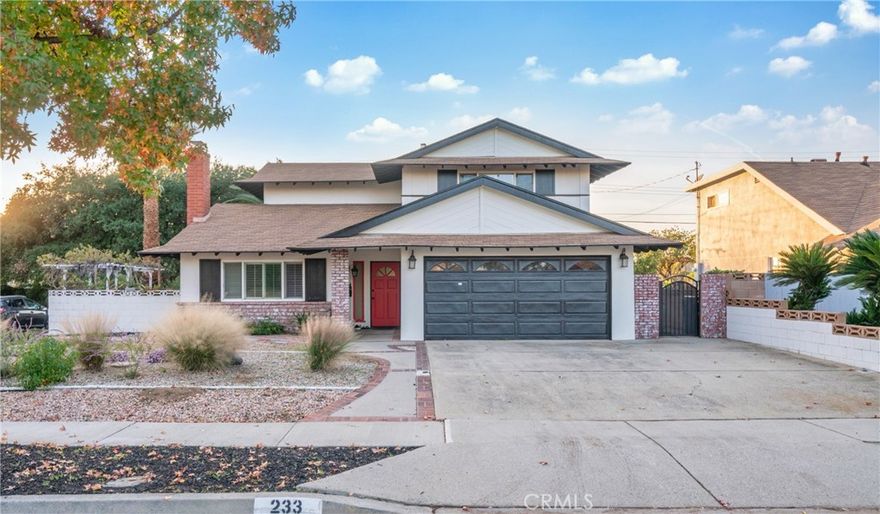 LOCATION! LOCATION! LOCATION! Nestled on a prime corner lot within a peaceful cul-de-sac, this beautifully upgraded, This home offers the perfect blend of comfort, functionality, and modern living. From the moment you arrive, you’ll notice the pride of ownership  

This spacious residence features 4 well-appointed bedrooms and 2 tastefully remodeled bathrooms, ideal for families of all sizes. The heart of the home is the stunning upgraded kitchen, complete with granite countertops, custom cabinetry, a designer backsplash, durable ceramic tile flooring, and recessed lighting that creates a warm and welcoming atmosphere.

The inviting living room is perfect for gatherings, featuring a cozy fireplace and beautiful wood-like engineered flooring that flows throughout the common areas. Elegant window shutters provide privacy.

Both bathrooms have been professionally remodeled with custom-tiled shower walls and floors, sleek upgraded vanities, and luxurious ceiling-mounted rainfall showerheads, All bedrooms have also been enhanced with upgraded flooring and modern ceiling fans for added comfort and style.

Step outside to discover a spacious covered patio, ideal for outdoor dining, entertaining, or simply relaxing. The expansive backyard offers gated side access, making it perfect for RV parking, boat storage, or additional recreational vehicles. With plenty of space to expand, the lot also offers potential for an ADU, providing an excellent opportunity for extra income or multigenerational living.

Additional features include a 2-car attached garage with direct interior access, adding both convenience and security. The home is also ideally located close to schools, parks, shopping, and community amenities, making it an exceptional choice for families and investors alike.

This home truly has so much to offer—a rare find you won’t want to miss. Show with confidence and sell with ease!