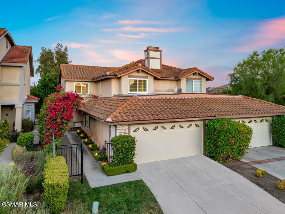 Step into this beautifully updated three-bedroom Agoura Hills home, where thoughtful upgrades and modern comfort come together seamlessly. As you enter you are greeted by inviting wood-like floors that bring immediate warmth and comfort to this home. The first floor features a spacious living room, dining area and separate family room for comfort and relaxation. The heart of the home is found in the open-concept kitchen which has been completely reimagined with floating shelves, meticulous tile work, quartz countertops, soft-pull cabinet hardware, customized drawer inserts and new appliances, creating a fresh and functional space for everyday living and entertaining.Upstairs, the primary suite is enhanced by a fully remodeled primary bath, with designer finishes and tasteful touches.The two secondary bedrooms have fully customized closets done by California Closets. Throughout the home, you'll find brand-new dual pane windows filling every room with natural light while improving energy efficiency.The home's major systems have also been upgraded, including a new hot water heater and a top-of-the-line Bosch HVAC system with new ducting that offers super-quiet performance. The Chamberlain super-silent garage door opener adds another layer of ease to daily living.Outside, relax under the sleek aluminum pergola, perfect for year-round enjoyment. This special community also includes a beautiful association pool and spa with easy access to nearby parks and shopping!With its blend of convenient location, modern upgrades and timeless comfort, this property is the perfect place to call home.