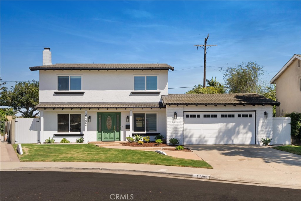 Are you looking for an amazing home in one of the most sought after neighborhoods in South Huntington Beach? If so, this is the home for you! This completely updated and upgraded home features 5 bedrooms, 3 bathrooms (1 downstairs), and a floorplan that has a great flow, with the perfect balance of design and function. As you walk in the front door you are welcomed into the home's warm entry way as well as the spacious front living room that features a gorgeous fireplace, and large windows that let in tons of natural light and cool beach breezes, as well as a dining room that has plenty of room for all of your dining needs. As you know, the kitchen is the heart of the home, and this one will not disappoint. With a spacious layout, maple cabinets with black hardware, and stainless steel appliances, you are sure to love it! Just off of the kitchen is another cozy dining area/breakfast nook, 2 different sliding doors leading to the backyard, and a second living area for you to relax in and enjoy. In addition, you will find a gorgeously remodeled bathroom, a pantry, and a coat closet. Upstairs you will find 5 spacious bedrooms and 2 more gorgeously updated bathrooms (1 is en-suite in the primary bedroom). Throughout the home you will find Milguard energy efficient double-pane vinyl windows, shaker style doors, light and bright paint, smooth ceilings (no popcorn), recessed lighting, and gorgeous molding/finish work. Believe it or not, the outside of the home is just as impressive as the inside. The front features a lush lawn and walkway that leads up to the front door, as well as some lovely succulents in the planters. The spacious private back yard features a large lawn, a large concrete area , a movable storage shed, privacy cinder block wall/fencing, and wood gates. In addition, the home features a spacious 2 car garage with plenty of room for your vehicles, storage, or whatever else you may want to do with it. In terms of location it doesn't get better than this. The home is located at the end of a cul-de-sac in the highly sought after Southport neighborhood, which is conveniently close to the beach (short walk or bike ride), shopping, dining, entertainment, downtown HB, Pacific City, Newport Beach, and award winning schools. This neighborhood is one of those great neighborhoods where everyone is friendly, all the homes are well maintained, and everyone just has great vibes. Trust me, come check this home out. You will love it!