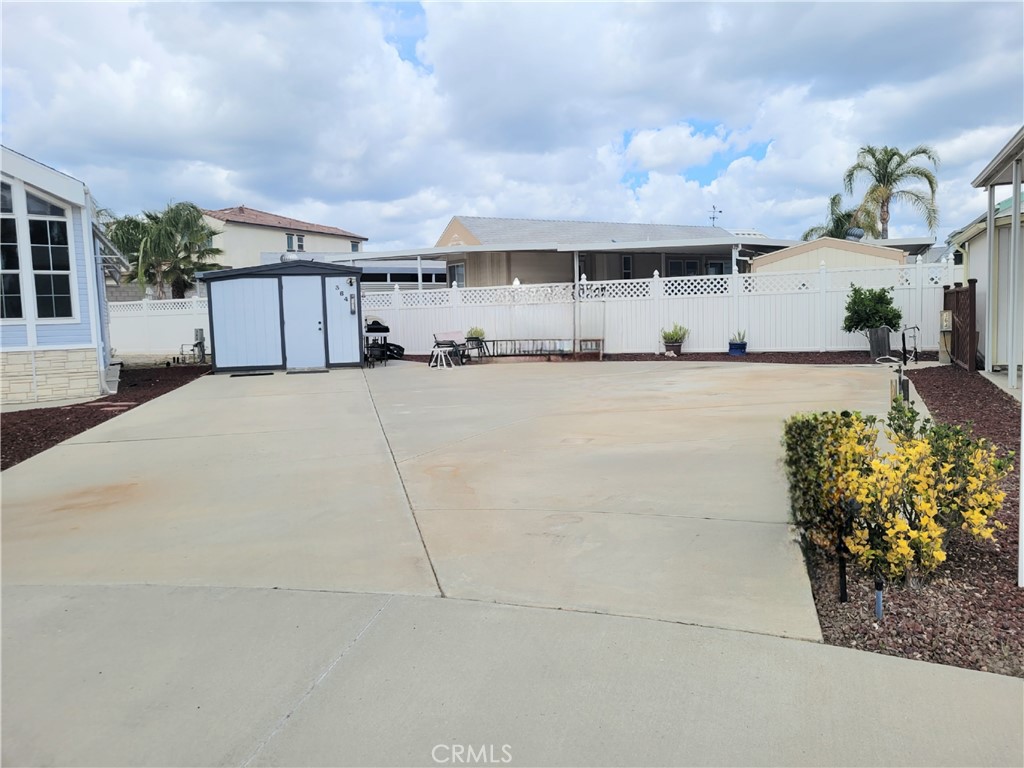 OWN YOUR OWN Premium sized "A" LOT! Here is your RARE opportunity to own one of the larger improved pie-shaped lots in the Mountain Shadows 55+ resort community. Conveniently located next to the 2nd clubhouse, this makes all amenities close and available. Roll right onto this fully paved level lot. This spacious land is flat and very usable with water and sewer connected. The Shed is oversized and afforded with full sized refrigerator and water. Steps from this spacious lot, the fantastic 55+ community features state of the art amenities including pool, spa, club house, many events for the active lifestyle: Community dinners, dances, and Saturday Breakfast. There is so much to do in this gated and secure community. You will enjoy Low taxes and HOA. HOA is $244/month and covers water, sewer, trash, basic cable and internet. This scenic oasis awaits you.