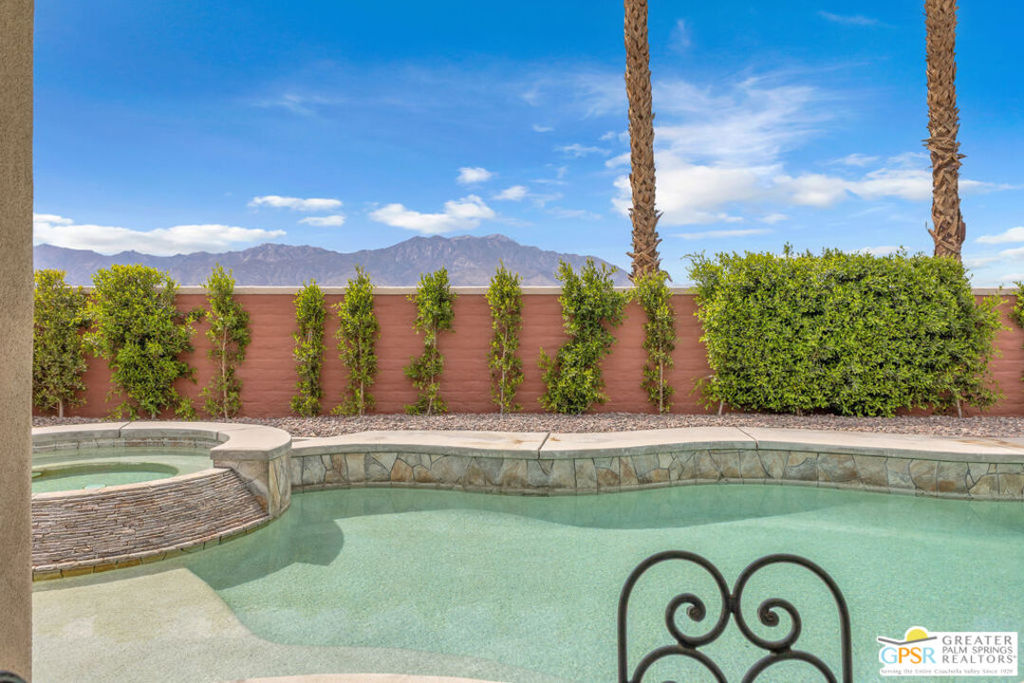 *4.5% Assumable VA Loan for Qualifying Veterans!!!* The One You've Been Waiting For in Rancho Mirage's Coveted Tuscany Community! Imagine waking up to jaw-dropping mountain views, sipping your morning coffee while the desert sky turns shades of pink and gold. This is the everyday reality at this beautifully remodeled 3-bedroom, 2-bath stunner in Tuscany. From the moment you step inside, it's clear this home has been meticulously upgraded with care and intention throughout. It features gorgeous new wood-look tile flooring, a fully remodeled kitchen and bathrooms, all-new appliances, and fresh paint that brings in a clean, modern vibe. Built-in surround sound enhances your living experience, perfect for movie nights or setting the mood while entertaining. Every door and window has been replaced, giving the home a quiet, energy-efficient feel that's as practical as it is stylish. And with a newer AC, you'll stay cool and comfortable year-round. And then there's the backyard. Your own private oasis awaits with an oversized pool featuring a tanning shelf, a raised spa, and generous patio space-all set against a backdrop of stunning mountain views. It's the ultimate setting for relaxing, entertaining, or enjoying the desert lifestyle in style. Tuscany is a gated community that's as warm and welcoming as it is beautiful, complete with sidewalks and a community park perfect for picnics, playtime, or simply enjoying the outdoors. Whether you're looking for a forever home, a seasonal escape, or a place that simply feels like you, this one checks all the boxes. Come for the views-stay for the lifestyle.