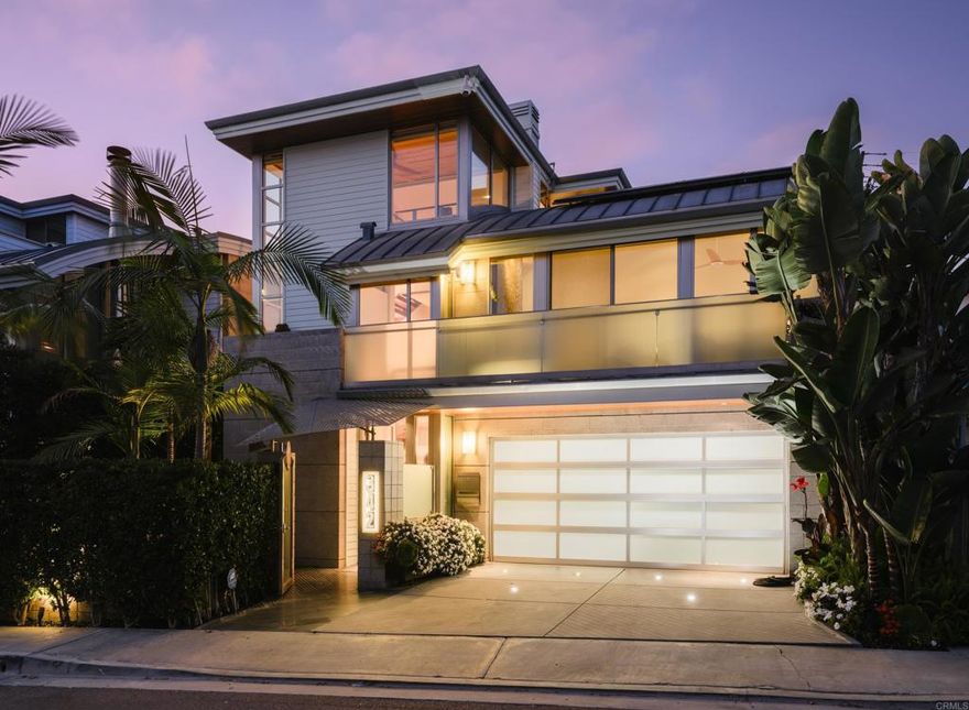 Just steps from the iconic sands of Windansea, this architectural gem blends timeless design with the laid-back elegance of coastal living. Nestled in the coveted Beach Barber Tract, the home offers a lifestyle defined by walkability, charm, and a close connection to the ocean. From morning surf sessions at historic Windansea to sunset strolls along the shoreline, every day feels like a getaway. Originally envisioned by renowned architect Lew Dominy of domusstudio for the Windansea Beach Homes project, this residence is designed for flexibility and privacy. Multiple bedroom suites, a custom home office, home gym, media room, and expansive terraces create an adaptable floor plan tailored to modern living. Hand-selected, globally sourced materials and masterful craftsmanship elevate every detail. Beyond the beach, daily conveniences and indulgences are right at your doorstep. Valley Farms Market, a locally sourced, highly sought-after boutique grocery store, is just a short walk away, making fresh, artisanal shopping part of your everyday routine. A few blocks north, La Jolla Village offers world-class dining, boutique shopping, galleries, museums, and cultural experiences, while just minutes south, Bird Rock delivers a vibrant neighborhood feel with its cozy coffee spots, casual eateries, and community energy. The home comes with fully owned solar.