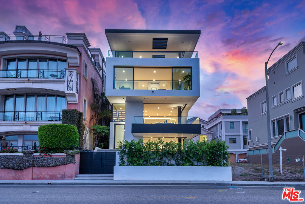 An Architectural Tour De Force! Magnificent waterfront new construction with showstopping views located on the prestigious Silver Strand in Marina del Rey. Designed by Michael Lee Architects this 4-story 4-bedroom, 6-bathroom home presents unobstructed views of the Main Channel and Pacific Ocean from every floor. This one-of-a kind home offers white oak floors throughout, a four stop elevator, skylights, two fireplaces, surround sound, expansive Fleetwood windows and doors that create a seamless flow between indoors and out, and a breathtaking Shinnoki kitchen with Miele and Viking appliances. The front entrance greets you with an expansive patio with firepit, built-in BBQ and floating stairs that flow to the main level making this home an entertainer's dream. Tons of room for a family and/or a home office with four spacious, sun-drenched bedrooms. The sprawling primary suite showcases panoramic ocean views, private terrace, custom built walk-in closet, and a spa-like Shinnoki bathroom with Brizo black matte fixtures, dual vanity, soaking tub, and separate shower. 1 of only 9 lots in this unique waterfront location at the end of the Marina del Rey Silver Strand. Property also includes a 3-car garage with room for a lift, 719 sqft of deck/patio space, Savant smart system, motorized Lutron shades, security camera, solar ready, and so much more complete this home's distinctive amenities! Feel worlds away while enjoying the conveniences of Westside living in this luxurious beach retreat!