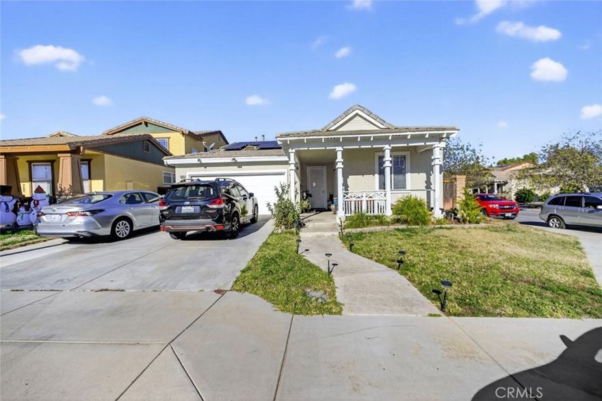 Welcome home to this charming single-story residence located on a desirable corner lot in Perris!

This 3-bedroom, 2-bath home offers 1,711 sq. ft. of comfortable living space on a spacious 5,662 sq. ft. lot. Inside a bright and airy living room featuring high ceilings, a cozy fireplace, and ceiling fans that enhance year-round comfort. The open layout is perfect for both everyday living and entertaining.

Enjoy the convenience of a 2-car attached garage and the added privacy and curb appeal of a corner lot location. With great potential and a welcoming layout, this home is ready to be personalized and enjoyed for years to come.