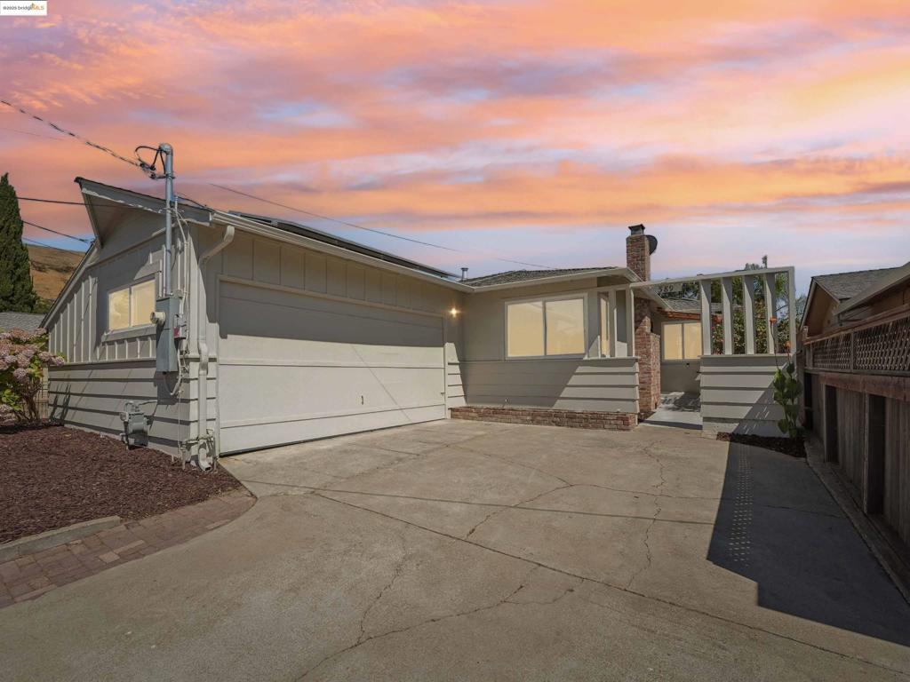 Open this Sat & Sun 1-4pm. Discover this charming Mid-Century Modern Ranch 3-bed, 2-bath home in Hayward’s sought-after Fairway Park. Bright and welcoming, it features central heating, double-pane windows and owned solar for comfortable, energy-efficient living. Updated kitchen and baths, an attached garage with interior access to the kitchen, and additional driveway parking add convenience. The covered patio offers a shady spot to relax, plus there’s a nice-sized storage shed in the back yard. Enjoy life in a tight-knit, quiet neighborhood where families and professionals thrive. The Fairway Park neighborhood offers multiple parks: Fairway Greens, Palma Ceia, and more with playgrounds, trails, picnic areas, and basketball courts. Nearby are the serene Hayward Japanese Gardens and the Hayward Shoreline, perfect for nature lovers. Garin Park and Dry Creek Pioneer parks offer hiking, history, the annual Apple Festival, and views of the Bay. Great public schools and easy access to highways, BART, AC Transit, and the Dumbarton Bridge make commuting a breeze. Grocery, dining, and fitness options are just minutes away at Fairway Park Shopping Center. With friendly neighbors, a calm suburban vibe, and a real sense of community, 589 Evangeline Way is a wonderful place to call home.