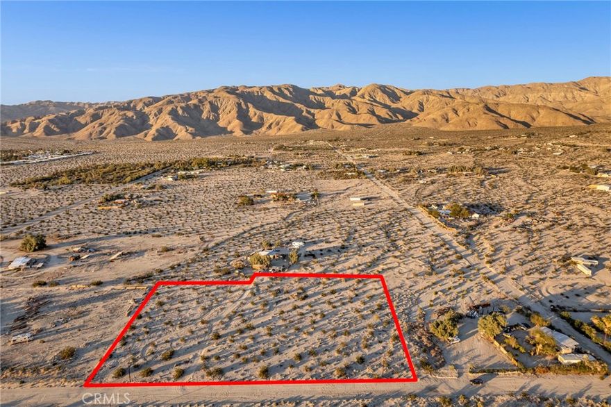 Seller Very Motivated! Unlock the limitless potential of the desert with this extraordinary vacant lot 3 acres, your gateway to a life of adventure, tranquility, and opportunity! Imagine building your dream retreat surrounded by panoramic mountain vistas and the iconic beauty of the Coachella Valley. This prime parcel offers a blank canvas for your vision, whether you’re dreaming of a modern oasis, a weekend getaway, or a savvy investment in one of Southern California’s most dynamic markets. Endless Possibilities:With its flat, buildable terrain, this lot is ready for your imagination—from a custom home to a desert hideaway. Breathtaking Views: Wake up every day to sweeping desert and mountain scenery that will inspire and rejuvenate. Adventure Awaits:Enjoy easy access to world-class golf, rejuvenating mineral springs, and the vibrant culture of nearby Palm Springs. Future Growth: Desert Hot Springs is a community on the rise, making this lot a smart choice for forward-thinking buyers.
Peace & Privacy: Experience the serenity of wide-open spaces, star-filled nights, and the unmatched calm of desert living. Seize this rare opportunity to claim your piece of the desert’s magic—where every sunrise brings new possibilities and every sunset is a masterpiece. Don’t just buy land—invest in a lifestyle that’s as bold and limitless as your dreams. Your desert adventure starts here. Discover the spirit of Desert Hot Springs—where life is well played and the future is wide open.