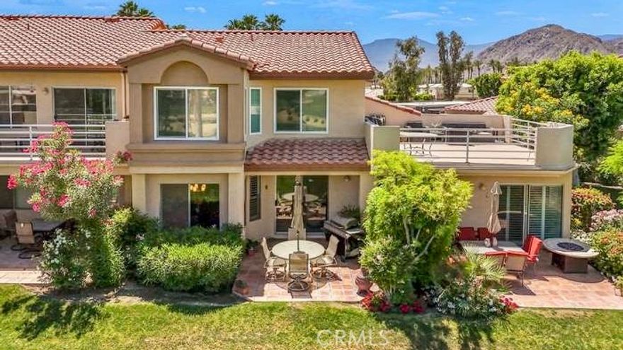 Welcome to resort-style living in this beautifully upgraded 2-bedroom, 2-bath lower-level condo located inside a gated community. Set away from traffic, this home offers a peaceful setting with a north-facing patio boasting views of the fairways, lakes, and mountains.



The updated kitchen features new vinyl plank flooring, newer cabinetry, granite countertops, a custom backsplash, and stainless steel appliances, while both bathrooms include modern vanities. Enjoy relaxing on your private Saltillo-tiled patio, complete with energy-efficient shutters throughout and a convenient 1-car garage.



Community amenities include six pools and spas, tennis and pickleball courts, and golf on a Ted Robinson–designed par-3 course. As the new headquarters for Helix Disc Golf, this neighborhood offers a fun, active lifestyle.



With low HOA dues covering cable and internet, plus close proximity to shopping, dining, and the Indian Wells Tennis Garden, this home is perfect for full-time living or a luxury seasonal escape.