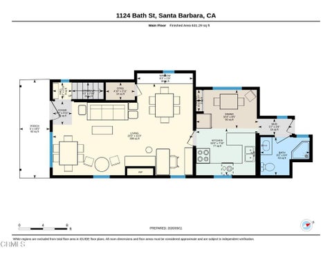 Tiny photo for 1124 Bath Street, Santa Barbara, CA 93101 (MLS # V1-38832)