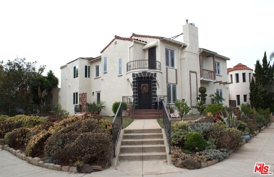3 Bed/3 Bath Upstairs Unit #1305. Experience refined living in this impeccably renovated Spanish-style duplex, where classic architectural beauty harmonizes with modern luxury. Each room is curated with high-end finishes and designer details. The entry opens up into an inviting open floor plan showcasing rich hardwood floors and abundant natural light throughout. The chef's kitchen is equipped with premium appliances, custom cabinetry, and generous counter space that flows seamlessly into the expansive living and dining areas, creating an ideal setting for both entertaining and everyday living. Two private balconies extend the living space to outdoors. The primary with en suite bathroom and additional 2 bedrooms provide peaceful retreats. The bathrooms feature elegant tilework and contemporary fixtures reminiscent of a boutique hotel spa. Located just moments from the heart of Hancock Park, this residence enjoys proximity to Larchmont Village's charming shops and cafes, The Grove, and premier dining and entertainment options. Combining the character of Spanish architecture with modern sophistication, this unit embodies timeless Los Angeles living. Easy to show. https://calendly.com/plreteam/1305-s-tremaine-ave