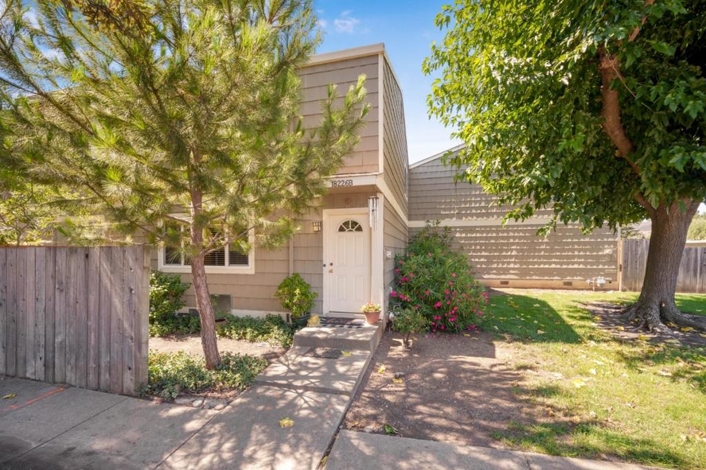 Super sweet property ready for new owners! Welcome to a delightful home located in the vibrant city of Morgan Hill. This residence offers 3 bedrooms with convenient walk-in closet. The kitchen is equipped with a gas cooktop, granite countertops, and a refrigerator, making it ideal for culinary enthusiasts and eat-in dining area. The family room provides a cozy space to relax. Flooring throughout the home includes a mix of carpet and engineered laminate, providing comfort and style. For practicality, the laundry area is located inside the house, ensuring ease and convenience. Energy-efficient double-pane windows contribute to a quiet and comfortable living environment. Additional features include ceiling fans for cooling. Private patio for relaxing off the kitchen sliding door and if more space is desired, open the back gate to common green space! Situated within the Morgan Hill Unified School District, walking distance or short drive to the delicious Lawson's Bakery & more! Don't miss this super sweet place in Morgan Hill to call home!
