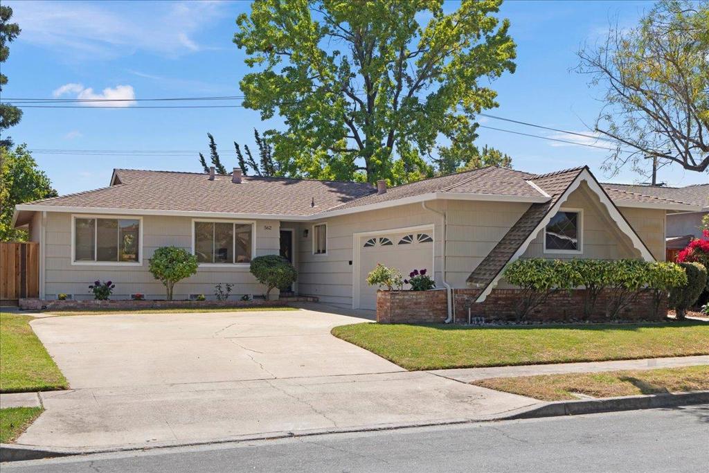Welcome to 562 Dublin Way, a classic Sunnyvale gem tucked in the heart of the highly sought-after Birdland neighborhood. This timeless home features four spacious bedrooms and two full bathrooms within a thoughtfully designed layout that offers both comfort and versatility. Enjoy a freshly painted exterior and interior, hardwood floors and an abundance of natural light that fills the space with warmth and charm. The private backyard retreat features mature, low-maintenance landscaping, a coy pond water feature, and a patio ideal for outdoor gathering. Beautiful tree lined street with very low traffic. The home is ideally located just a short stroll from vibrant Ortega Park, within blocks of top-rated Stocklmeir Elementary and approximately 1 mile from the Apple Campus. Excellent Cupertino Schools, Stocklmeir Elementary, Cupertino Middle, and Fremont High (buyer to verify). Great opportunity to own a lovingly maintained home in one of Sunnyvale's most desirable neighborhoods.