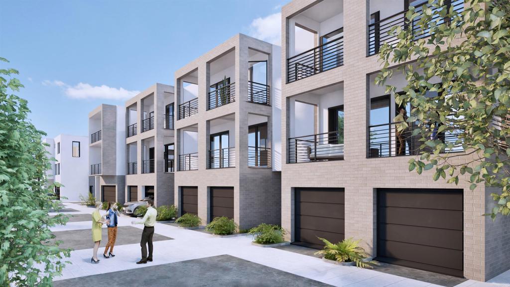 Welcome to Bay View 13, a new luxury townhome community in the Bay Park neighborhood of San Diego. Set on a bluff with breathtaking views of Mission Bay and the ocean, this exquisite three-level home at 4210 Tonopah (1 of 13 available homes) offers 3 bedrooms and 3.5 baths (located in the southern building on site plan). The home features an open concept layout with designer touches, including a large kitchen island, solid surface quartz countertops with matching backsplash, and custom inset European slab cabinets. Enjoy the elegance of brushed gold kitchen hardware, Thermador appliances, floating iron staircases, engineered hardwood floors, and stylish lighting fixtures. The space is bathed in natural light from oversized windows and balcony slider doors. Spacious bedrooms all with on-suite bathrooms. The 427 sf private garage is set up for EV charging and home comes with owned solar. Great central location provides easy access to transit, local dining, coffee shops, and the expansive Mission Bay Park, a 4,600-acre oasis perfect for biking, jogging, picnicking, and water sports. The expanded Blue Line (light rail), short walk away, connects to Downtown, UCSD, UTC, Sorrento Mesa and beyond. Hard-hat tours available for serious buyers.