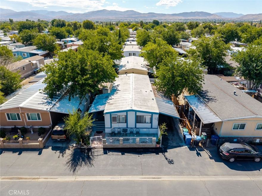 Spacious 3-bedroom, 2-bath, 1,440 sq. ft. mobile home in a well-maintained Palmdale community. This home features an additional room, large bedrooms with ample closet space, and convenient in-unit washer and dryer hookups. Enjoy multiple outdoor seating areas ideal for entertaining guests. The community offers resort-style amenities, including a sparkling pool, relaxing spa, and a recreation room perfect for social events and gatherings.