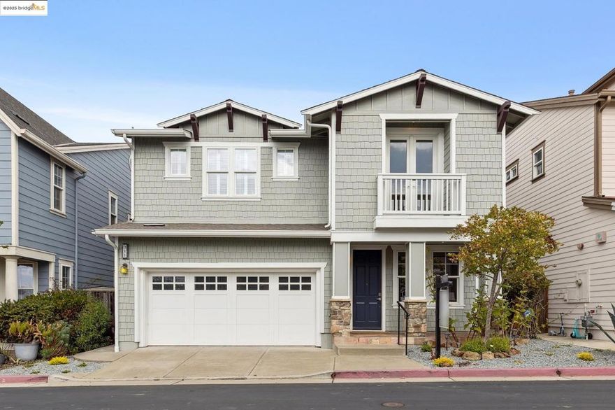 Your foreground is the S.F. Bay in this beautifully upgraded residence, nestled in the serene bayside community of Seacliff in coveted Point Richmond. Rarely do homes come available in this desirable location. Seacliff is a serene neighborhood surrounded by nature. You will find that modern luxury awaits you in this beautifully upgraded 4BD/3.5BA home just minutes from vibrant Point Richmond. This 2,255 sq ft home offers contemporary living by the water, w/postcard-perfect vistas and miles of shoreline trails just steps away. The home is bathed in natural light, & an open layout features wood floors, a formal living room, an inviting family room w/a fireplace, and a spacious remodeled kitchen w/rich oak cabinets, stone countertops, and a central island. Enjoy effortless indoor-outdoor living with a beautifully landscaped backyard and patio ideal for entertaining. Upstairs, you'll find four spacious bedrooms, a generous office niche, and an elevator for full-access living. The luxe primary suite includes a split spa bath w/a jacuzzi tub, oversized shower, and dual walk-in closets. Enjoy a community playground, nearby Richmond Yacht Club, Bay trail, Miller Knox Park, the beloved Plunge (Pool), and vibrant historic downtown Point Richmond—30 min. to S.F. or Marin min. to the Ferry.