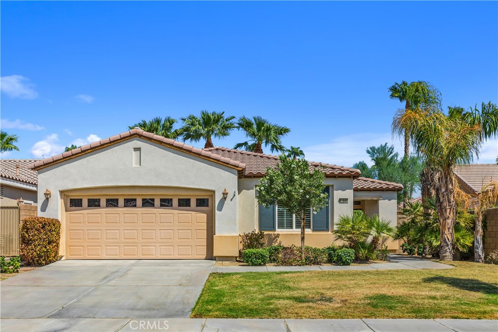 *** Welcome to the 55+ Guard gated Community of TRILOGY in La Quinta. This beautifully decorated Oasis floor plan offers 2 bedrooms and 2 baths with approximately 1580 sq. ft. of living space. The entire home has been completely furnished with new furnishings, from the new mattresses down to the plates and silverware, including a new refrigerator and Washer & Dryer. Be the first to vacation in this newly offered home here in Trilogy. Take advantage of the home's in-ground jacuzzi first thing in the morning once you wake up, or enjoy the relaxing ambiance as you wind down in the evening from a long day of fun activities. The newly renovated Restaurant and golf course is tentatively scheduled to re-open this November. Come enjoy the festivities and the long-anticipated grand re-opening of the golf course & restaurant. The Trilogy Community Clubhouse features many amenities that include a pool, jacuzzi, lap pool, gym, pool table, pickle ball courts, tennis courts, Bocci Ball, a Cafe, and even an on-site Day Spa to enjoy. A Minimum requirement in this community is a 30-day rental period. Call for Pricing and availability! Photos taken during the early phase of over-seeding of the HOA front yards.
