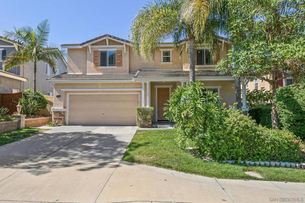 Entertaining offers between $1,225,000- $1,325,000!! Enter into one of the largest and most desirable floor plans in Santa Fe Hills! The welcoming entry opens to a stunning living and dining room with new plush carpet, creating a peaceful and inviting ambiance. An entry-level bonus room provides a perfect space for a designated private home office, playroom, or even a small guest bedroom—offering flexible living options to suit your needs. The upstairs primary suite features breathtaking views, new carpet, and a recently upgraded bathroom. A large upstairs loft with hickory engineered wood flooring offers a perfect space for a kids’ retreat, media room, or second living area. The fully remodeled kitchen showcases new cabinetry, quartz countertops, and modern tile flooring. Just off the kitchen, a sliding glass door opens to the backyard, which offers ample space for entertaining or simply enjoying your morning coffee with peaceful neighborhood views. Entertaining offers between $1,225,000-$1,325,000!! Significant system upgrades include: new water heater (Feb 2025), solar panels (2022), whole-house fan, whole-house water filtration system, and a new ionizing HVAC air filtration system in the attic (2025)—designed to kill mold, bacteria, viruses, and odors for healthier indoor air. Also completed in 2025: new attic insulation, complete ductwork replacement, and new air registers throughout the home—enhancing energy efficiency, comfort, and air quality. The Santa Fe Hills neighborhood is quiet and family-oriented, featuring parks, tot lots, scenic hiking trails, and a true community feel. Paloma Elementary School is nearby, along with a community center that offers a pool and adjacent soccer.This home is turnkey and reflects exceptional pride of ownership. Don’t miss your chance to own in one of San Marcos’ most sought-after neighborhoods!