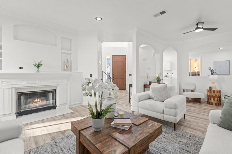 This stunning 4-bedroom, 2.5-bathroom home is nestled on a quiet cul-de-sac in one of San Marcos' most sought-after communities. Fully move-in ready, this elegant single-family residence offers modern comfort, style, and convenience. Features include: Stylishly remodeled kitchen, bathrooms, and flooring Brand new garage doors and appliances Open-concept layout with natural light throughout Enjoy a community designed for active living, with numerous parks, walking, and biking trails integrated throughout the neighborhood. Conveniently located near business districts, schools, Cal State San Marcos, and popular restaurants, this home offers the perfect blend of tranquility and accessibility. Don't miss your opportunity to own a piece of paradise in Santa Fe Hills! NO HOA!