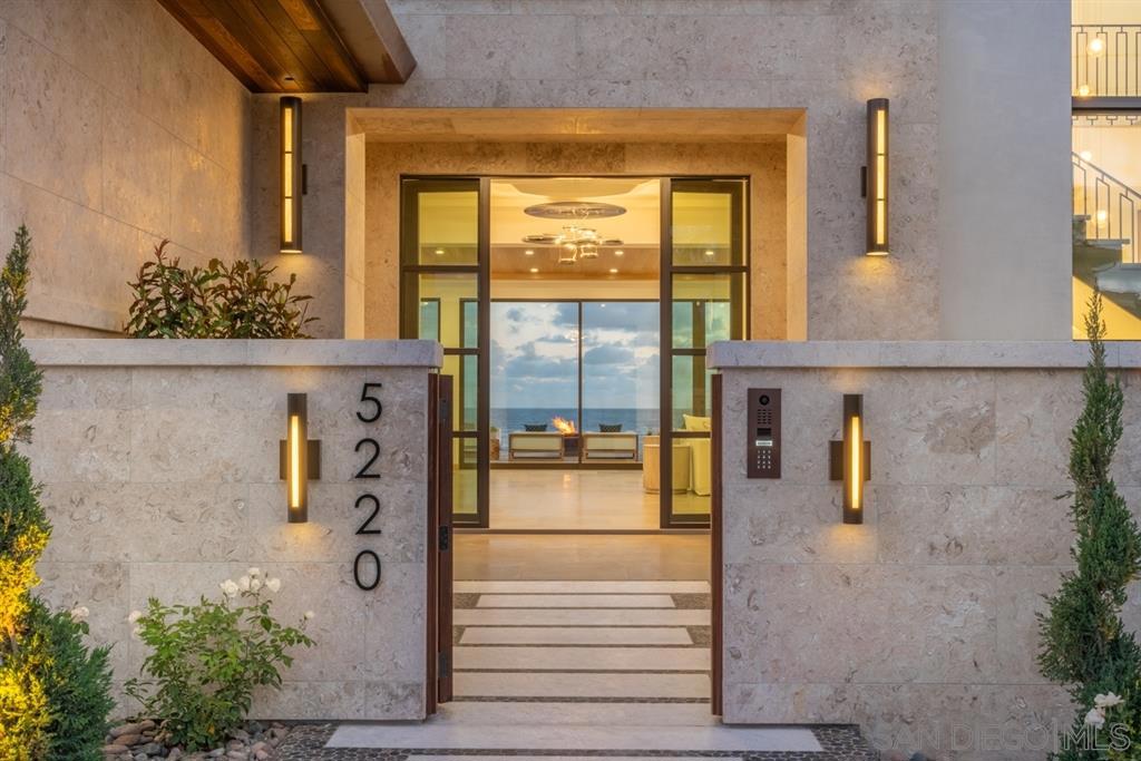 This luxury contemporary oceanfront smart home is elegance personified. A new construction that's perfect for hosting any occasion – this 7,569 sq. ft. home is an entertainer's dream. Boasting a wide-open concept floorplan that blends indoor and outdoor living, letting you get the most out of the panoramic oceanfront views. A gorgeous pool completes your outdoor oasis, perfect for a dip year-round. (see supplemental) With custom stone and white oak wood flooring, this home is well prepared for all the foot traffic it's bound to receive. This home features a bright chef's kitchen with top of the line stainless steel appliances, then travel downstairs to a beautiful entertainment space that comes with a lounge, bar, and wine cellar… Not to mention a 495" LED television and home theater. Relax in the yoga retreat and sauna. Protect your car collection with nine parking spaces and a car vault. With seven bedrooms and seven and a half bathrooms, this home truly has room for everyone. Equipment: Dryer,Garage Door Opener,Pool/Spa/Equipment, Washer Other Fees: 0 Sewer: Sewer Connected, Public Sewer Topography: ,LL Frontage: Ocean/Bluff