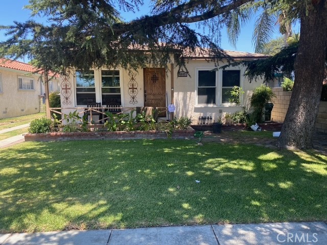 Enter in this beautifully upgraded home. The kitchen is gorgeous and fully upgraded. This incredible home is composed of a 1100 square foot main home with three bedrooms and one bath. The back structure includes a 220 square foot one bedroom/one bath (ADU), 200 sq foot bonus room and two car garage. Buyer to confirm square footage and permits. This home is perfect for a multiple generation family or rental in the back home. This is an incredible property and shows beautifully.