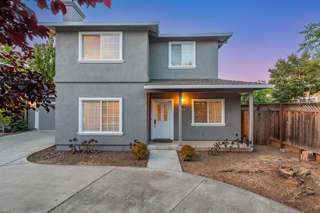 Your new sanctuary at 1348 Park Dr is tucked away in the heart of Mountain View: Walkability score: 76/Transit score: 49. This home offers the perfect blend of Urban AND Suburban and features a freshly painted exterior and new fence line. This charming 3 bed/3 bath home has a bright open floor plan that makes spending time together a seamless experience, regardless of which room you are in. Kitchen window has a casement area, perfect for storing herbs and getting an extra kiss of sunshine. The house feels airy and fresh w/9ft ceilings and gleaming hardwood floors. Enjoy indoor-outdoor living w/ 2 sets of sliders that open to a private and cozy backyard. Full bed/bath on the 1st floor caters to multi-generational living. A spacious primary suite includes a large closet and en-suite bath with double sinks and a bath/shower combo. Stairs and upstairs Primary have just been re-carpeted. Both upstairs bedrooms have skylights. Features: Dual-pane windows, Central heat and recessed lighting, Minutes from Cuesta Pk, Stevens Creek Trail & major tech campuses. Less than a 15 minute walk to Castro Street/Downtown MV and all the venues it has to offer. This turnkey home combines lifestyle, location, and convenience. Top-rated schools, Benjamin Bubb, Isaac Newton Middle & Los Altos High.