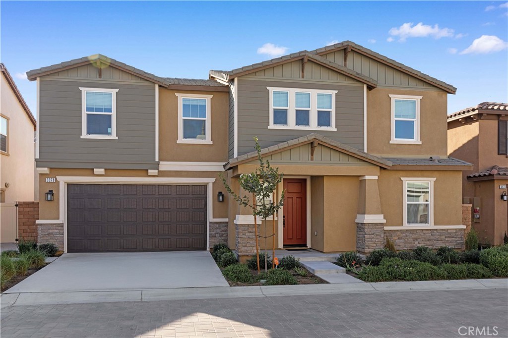 *Please note the house is unfurnished .The furniture displayed in the pictures is only for staging purposes .* Welcome to Your Dream Home in Ontario Ranch! Discover a beautifully crafted, modern residence that perfectly blends style, comfort, and functionality. This stunning home features an open-concept layout with 4 spacious bedrooms and 3 upgraded bathrooms, offering ample space for your family and guests. Whether you're looking to rent or buy, this home is designed to meet all your needs. Located in the vibrant Ontario Ranch area, this home is just a short walk or drive to popular spots like Costco, 99 Ranch Market, Eastvale Gateway Plaza, In-N-Out Burger, and more, ensuring convenient access to shopping, dining, and entertainment. The community enhances your lifestyle with a large park, a future resort-style pool, and walkable streets perfect for family outings. Inside, you’ll find a modern kitchen equipped with stainless-surface appliances, upgraded flooring, and recessed lighting with dimmers in every bedroom. The great room serves as the heart of the home, offering a warm and inviting space to relax or entertain. The home’s design also includes a downstairs bedroom near the front entry, ideal for guests or grandparents, and a second-floor loft area perfect as a home office or kids’ playroom. Natural light fills the home, especially with the spacious backyard . Energy efficiency is a top priority, with the entire house Energy Star certified and equipped with solar panels, which can be leased or purchased. This thoughtful touch reduces energy costs while supporting sustainable living. With its prime location, stylish upgrades, and thoughtfully designed spaces, this Ontario Ranch home is perfect for families, professionals, and anyone looking to enjoy the best of modern living. Enjoy the resort-like community including a Swimming pool, Spa, Clubhouse, Gym, Tennis courts, Many parks, Banquet Hall, Movie Theater, Library and so much more!