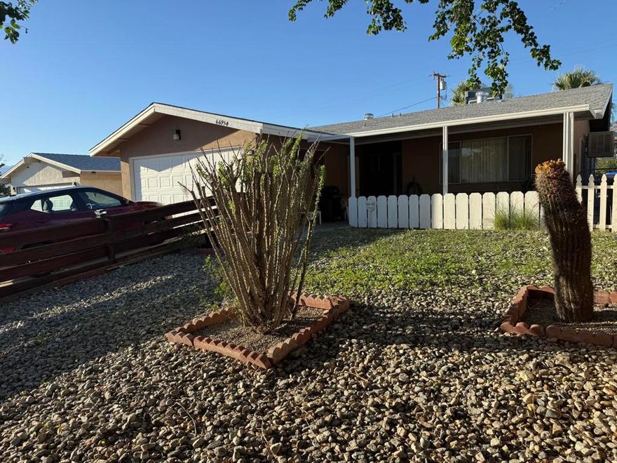 WOW...!!!Must see this beautiful property 2 bedroom 2 bathroom home . The home boasts a brand -newly AC system . The Kitchen is upgraded with new stove. The Generous Den offers flexible space for various uses, whether a home office, 3rd bedroom or guest area.Outside of the house is very clean with block fenced back yard. Fruit trees onto your private outdoor patio.Great Opportunity Do Not Let Go...!!!