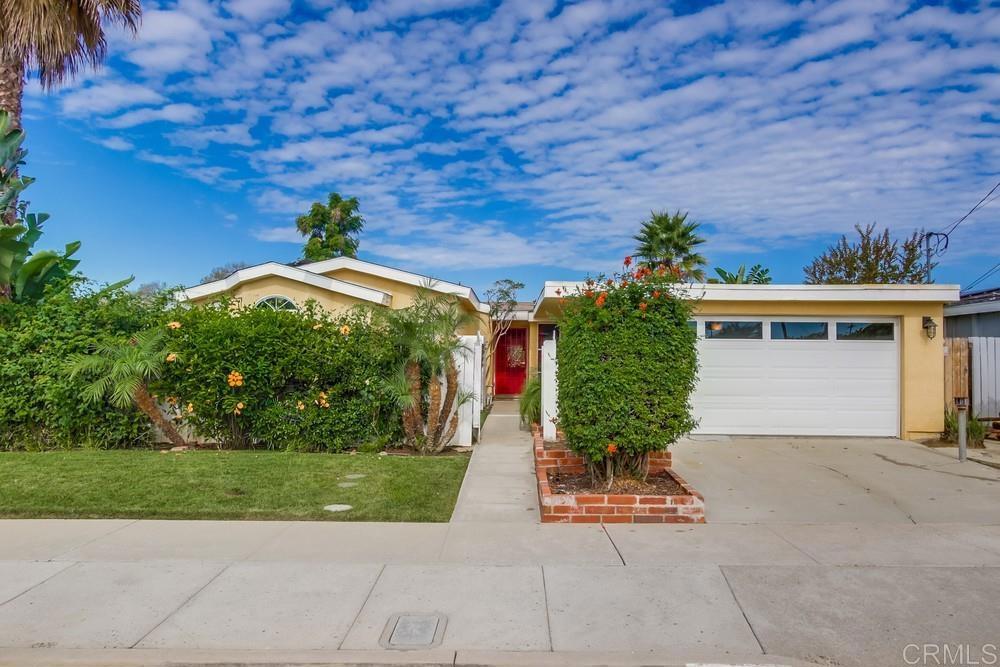 Stunning Serra Mesa gem has been fully renovated and ready for new owner. Gorgeous 3/2 bath home features private enchanted garden-like front yard leading to welcoming entryway that opens into beautifully updated, freshly painted open concept common area with large living room and cozy brick fireplace. The open concept kitchen/ dining area features new cabinets, quartz countertops, oversize refrigerator, and new gas range. Beautiful luxury vinyl plank flooring is featured though out the entire house. Abundant natural light with upgraded windows and skylights. Updated hall full bath has new vanity and fixtures. Large primary suite has been fully renovated with large walk in closet, vaulted ceilings, and an en-suite bathroom to die for. Double vanity with oversize soaking tub and glass shower all in high end finishes. Generous sized additional bedrooms feature ample storage and built-ins with oversized windows. Off the the living room is an large covered patio perfect for entertaining and relaxing among the beautiful lush landscape; it is an ideal private retreat. The oversized garage features epoxy flooring, lots of storage space, and even an underground bunker (ask for details). House has been completely overhauled with zoned mini-splits for AC/Heat, new plumbing, electrical, sewer line, tankless water heater, and paid solar. Pride of ownership shines throughout. Property sits on fabulous quiet street with very little traffic. Ideally located just a couple minutes from the 8,15, 805, and 52 as well as Snapdragon Stadium you couldn't ask for more. Definitely a must see property!