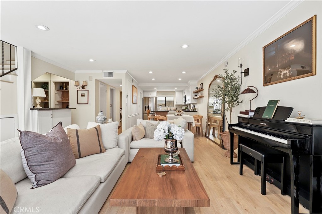 Welcome to this stunning tri-level townhome in the highly sought-after South-of-the-Boulevard Sherman Oaks neighborhood. Designed for modern living, the home blends comfort, style, and convenience in a turnkey package. The main level features a bright, open floor plan with a spacious living room and entertainer’s bar flowing into a chef’s kitchen with granite countertops, stainless steel appliances, and a center island. Upstairs, two large primary bedrooms each offer a private en-suite bath and walk-in closet. The lower level includes direct garage access and a versatile bonus room, ideal for a gym, office, or playroom. Smart-home features include dimmable lighting, Alexa-controlled shades, and a smart thermostat. Community amenities include a secluded pool, central courtyard, and bike storage. With a Walk Score of 84, this home is just steps from Whole Foods and Ventura Boulevard’s dining and shopping, with quick access to the 405, 101, and Beverly Glen for an easy Westside commute. Don't let this one get away!