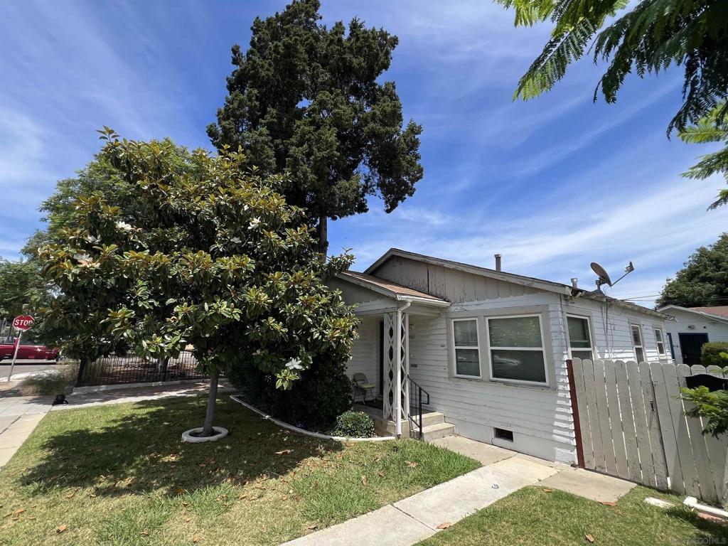 Great opportunity to buy a 3 unit property with the possibility of a 4th unit in the heart of City Heights on a spacious 6,257 sqft. lot. Generous yard in between the front and back units is a plus for relaxing and enjoying the outdoors. Good central neighborhood with easy access to parks, schools, freeways, shopping and more. Several storage sheds are a bonus too. Units A & B on the back of the lot have a combined footage of approx. 862 sqft. to be verified by the buyer. Unit A is an appealing, clean updated 1 bedroom, 1 bathroom unit, while Unit B, also a 1 bedroom, 1 bath unit, needs some TLC. The upfront craftsman style 806 sqft. home is a 2 bedroom, 1 bath that needs major repairs, but it has some newer windows. There is one gated parking spot off of the rear alley. Rents are below market with good potential.