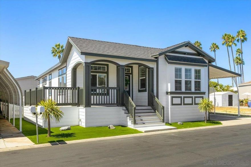 Beach Resort Living!  Newer construction home (2018) in Turnkey Condition!  Huge Kitchen w/Quartz Countertops, SS Appliances, 5 Burner Gas Cooking w/Gas Oven, LVP flooring THROUGH OUT ENTIRE HOME!!  Soft Grey Interior Paint w/contrast White Crown Molding, 9Ft Ceilings, Recessed Lighting, Oversized Kitchen Island lends to Family Entertaining!  Bring your beach toys and flip flops!  Location is a 10 minute walk to South Carlsbad State Beach! LARGE strip mall offers EVERY POSSIBLE amenity from shopping to services all just a walk across the street! Lakeshore Gardens has a multitude of community areas that are upscale, assessible and beautiful!